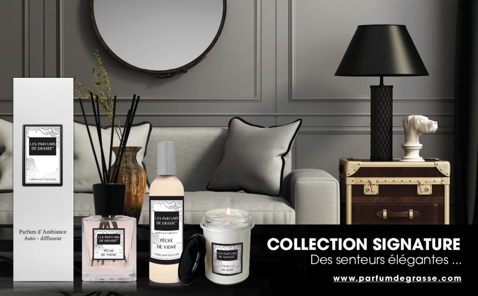 La Collection Signature, parfum d'ambiance pour entreprise et magasin